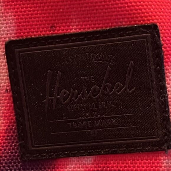 Herschel Red and Black Tie-Dye Waist Bag - Picture 2 of 4